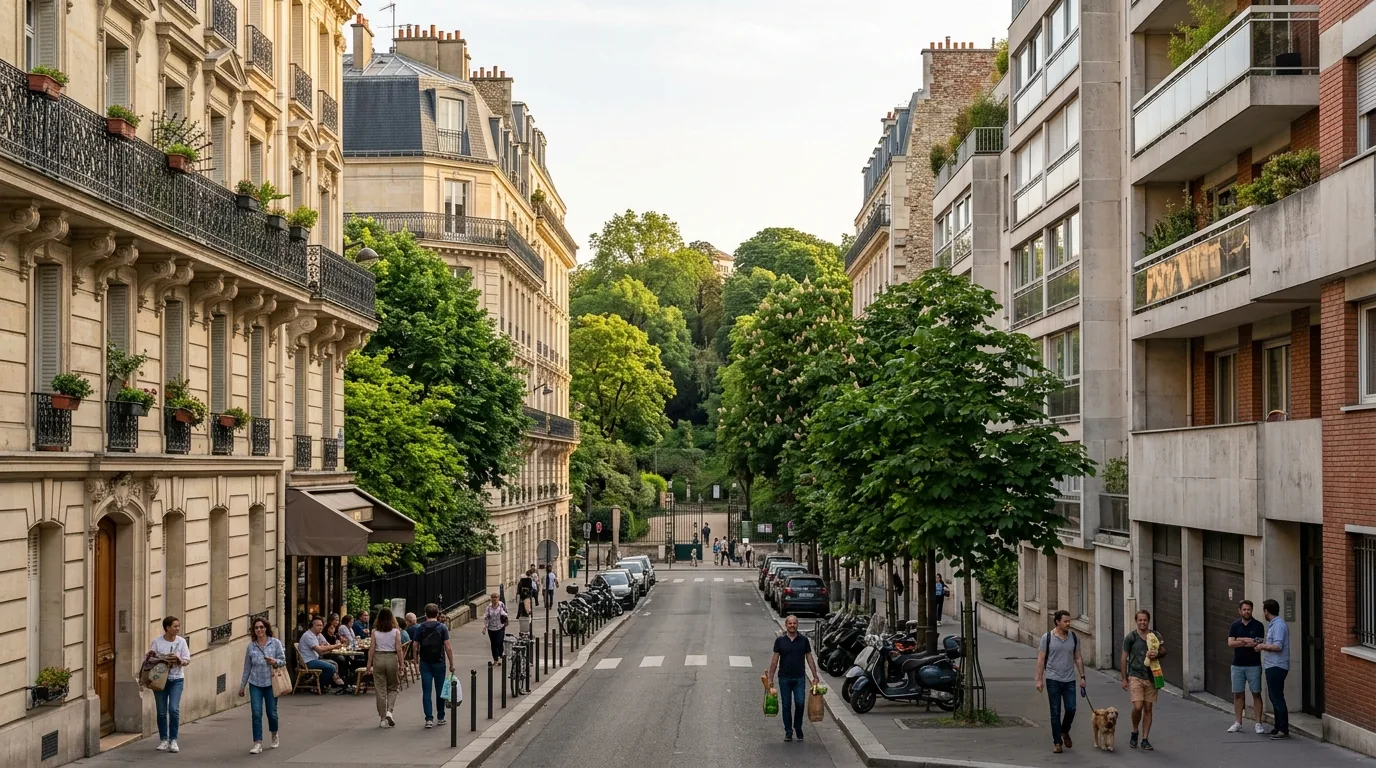 Couple signant un compromis de vente pour un achat immobilier à Paris