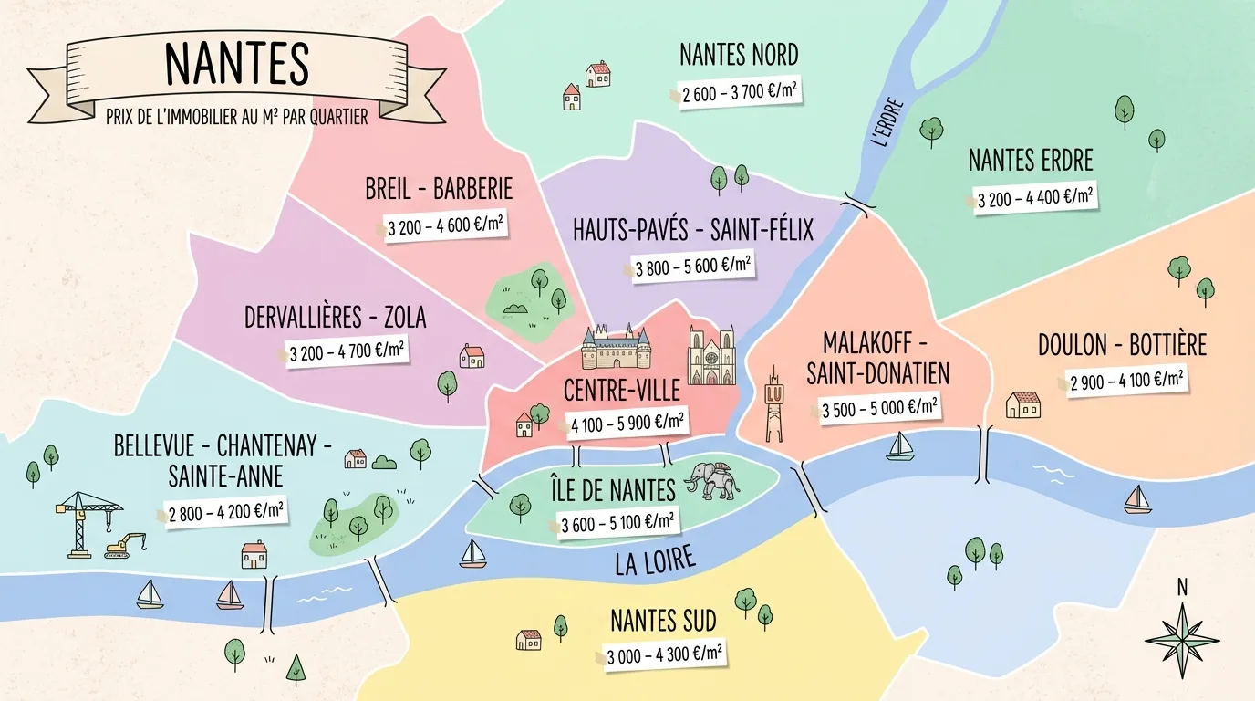 Illustration des projets urbains de Nantes prévus entre 2027 et 2028